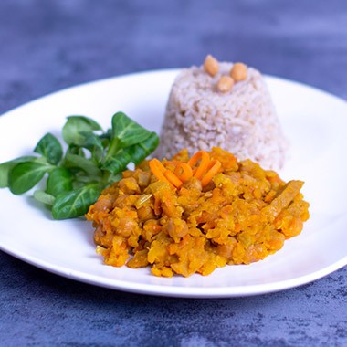 Karotten-Lupinen-Curry